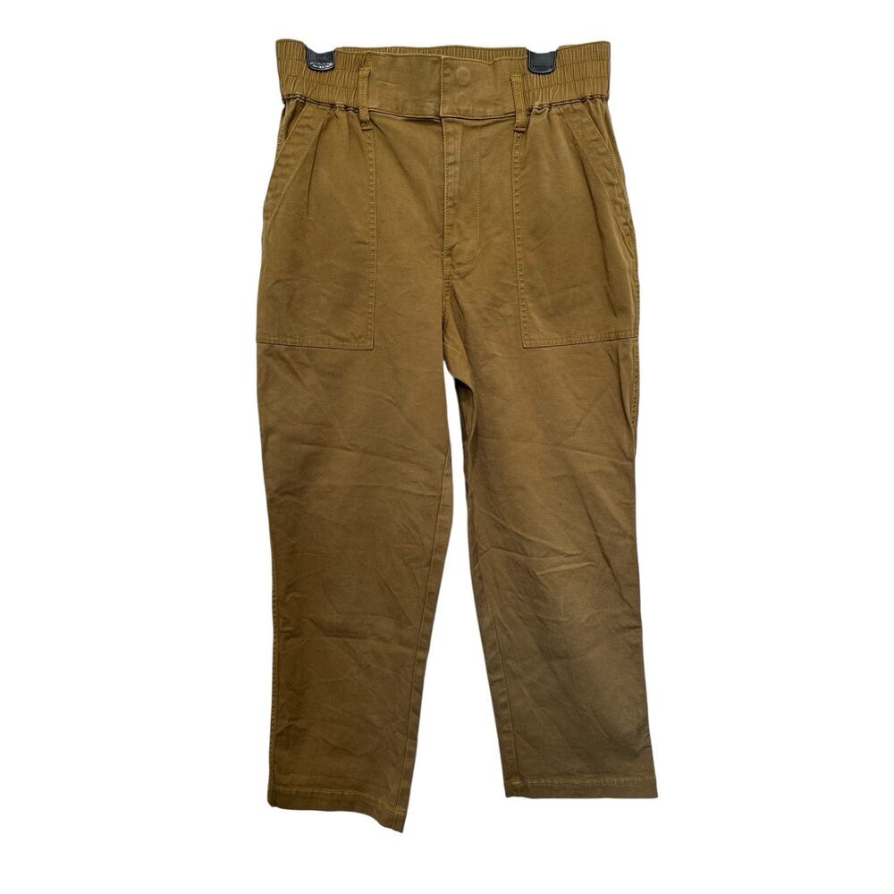 Cabi Discovery Trousers high-rise with an elastic paperbag waist Size 8